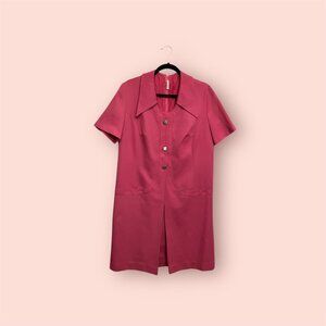 Dusty Rose Vintage Plus Size Dress